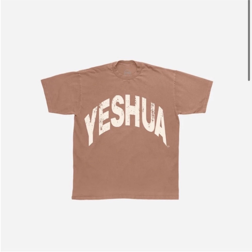 Yeshua Graphic Short-Sleeve Tee - Brown